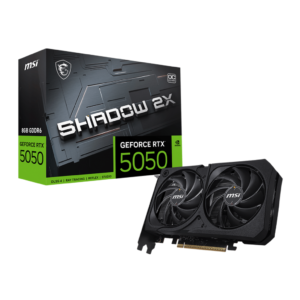 MSI RTX 5050 Shadow 2X OC 8GB GDDR6 Graphics Card
