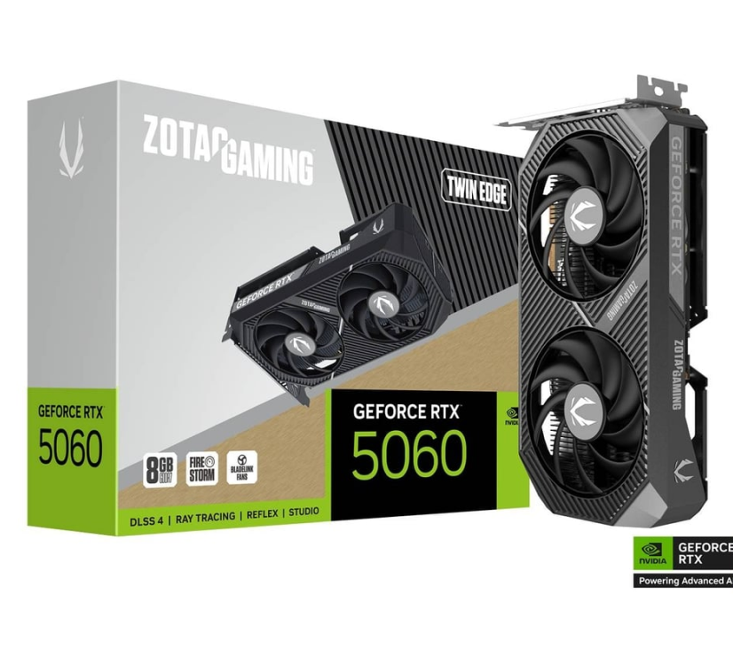 Zotac RTX 5060 Twin Edge 8GB GDDR7 Graphics Card