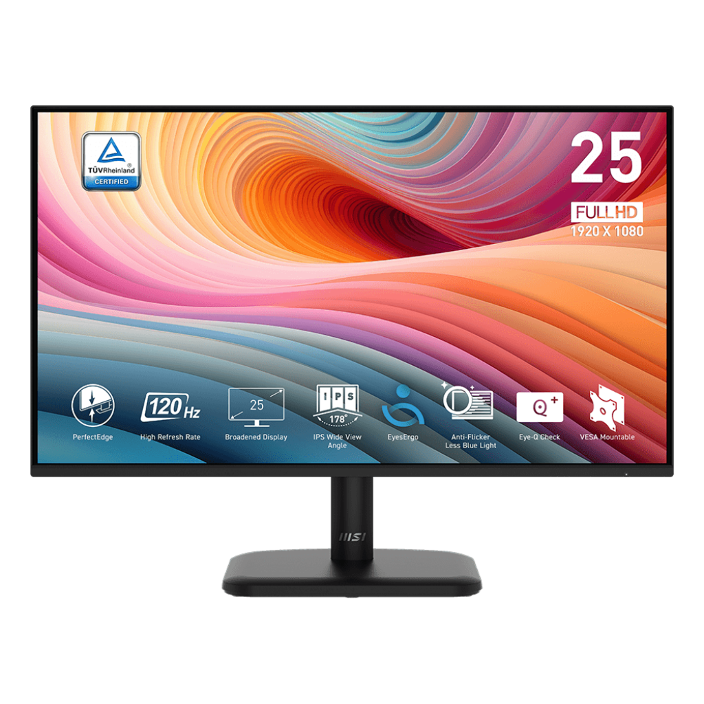 MSI PRO MP251L E2 | 25 Inch 1080p FHD 120Hz IPS Monitor