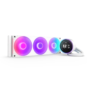 NZXT Kraken Elite 420 RGB with IPS LCD Display (White)