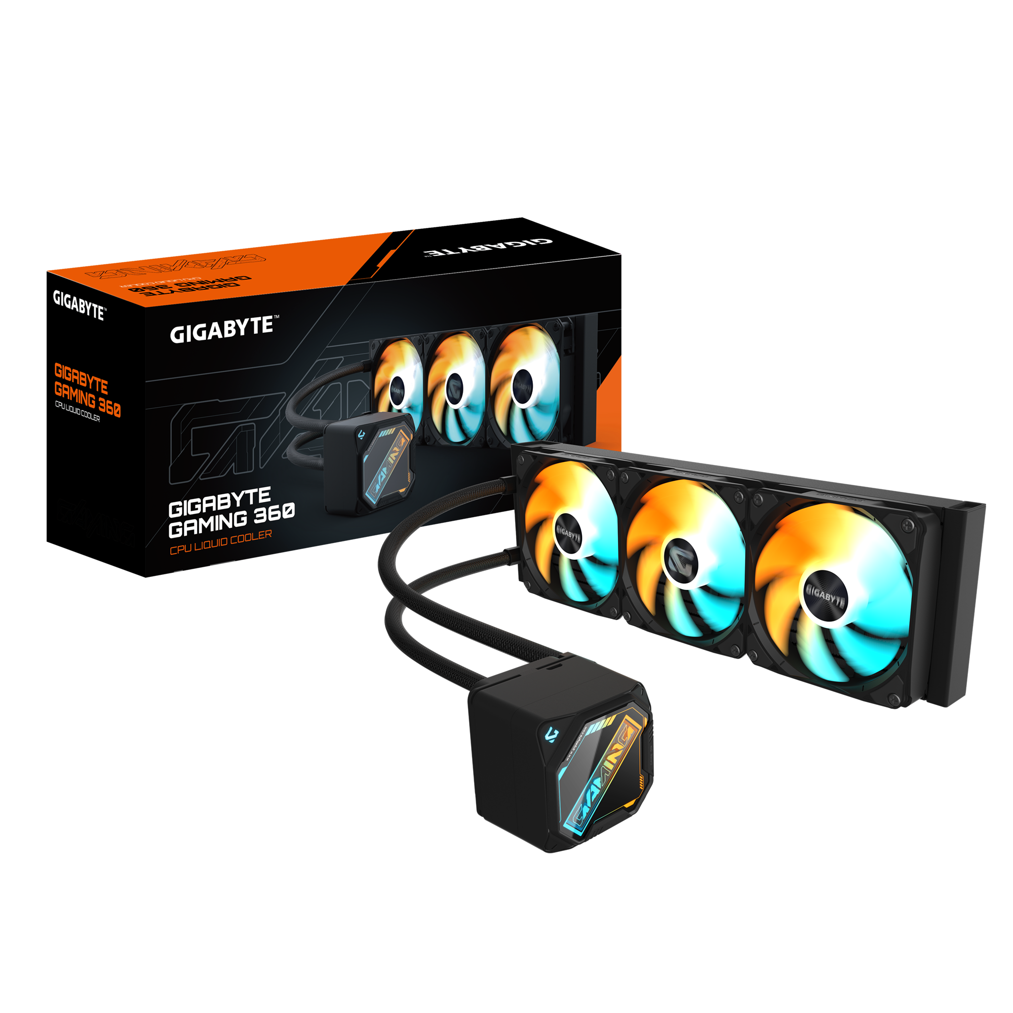 Gigabyte Gaming 360 ARGB Liquid Cooler (Black)