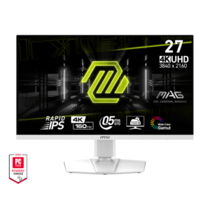 MSI MAG 274URFW | 27 Inch 2160p UHD (4K) 160Hz Rapid IPS 0.5ms Monitor