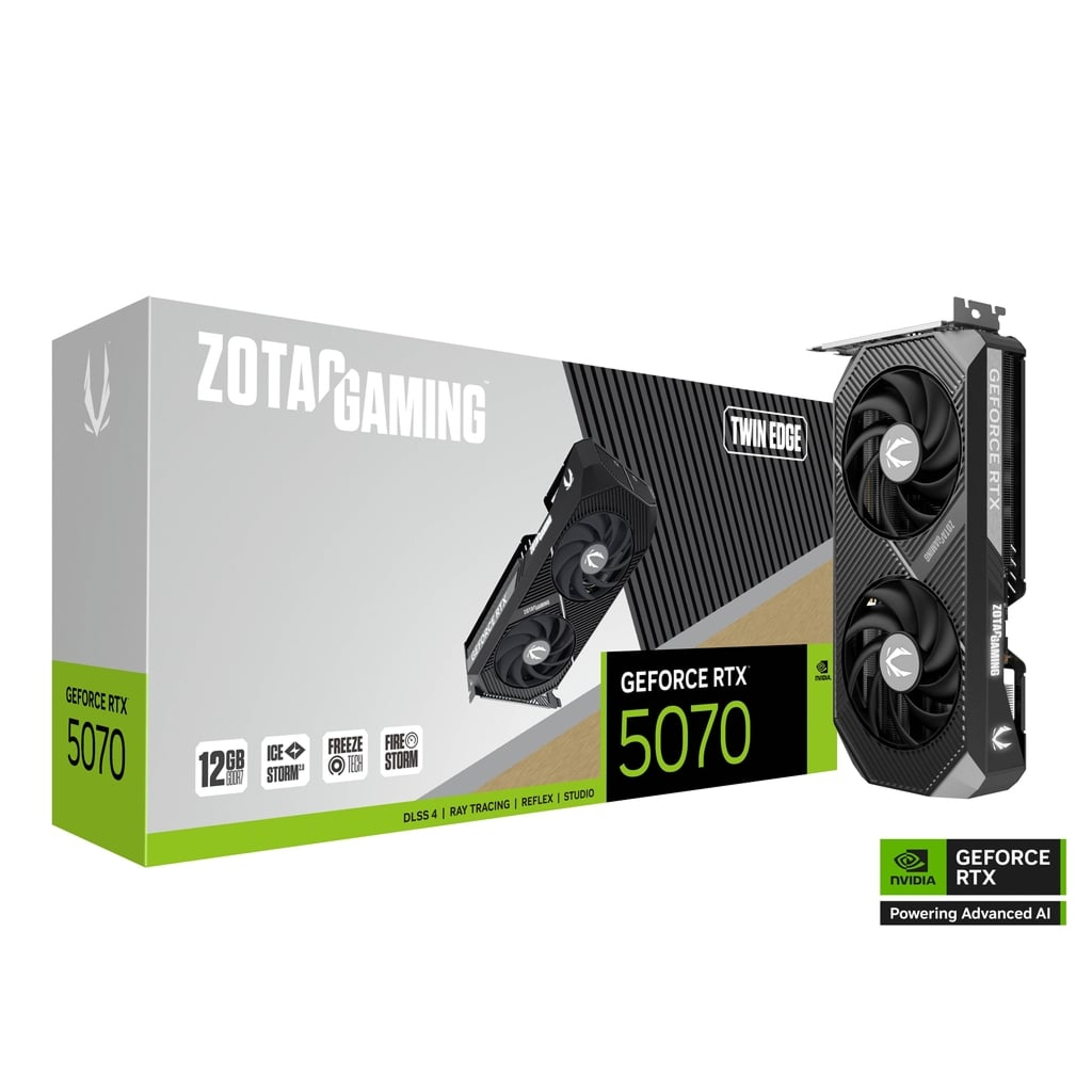 Zotac RTX 5070 Twin Edge 12GB GDDR7 Graphics Card