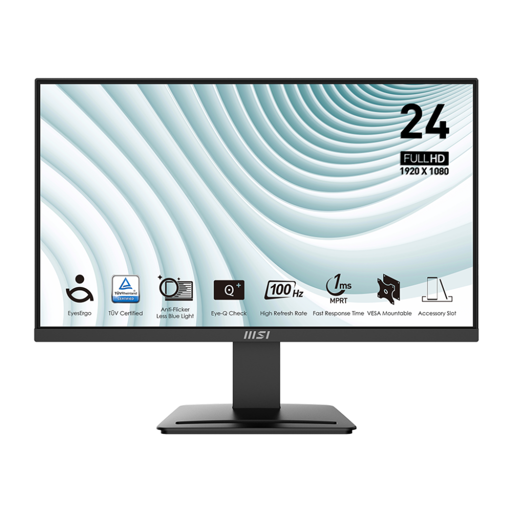 MSI PRO MP2412 | 24 Inch 1080p FHD 100Hz Monitor