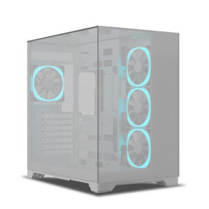 Ant Esports Crystal Mirror ARGB (White) Cabinet