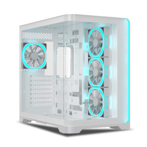 Ant Esports Crystal ARC ARGB (White) Cabinet