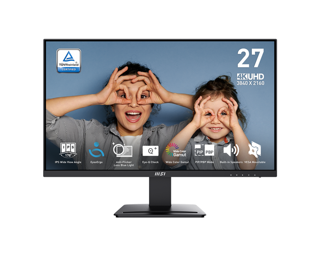 MSI PRO MP273U | 27 Inch 2160p (4K) 60Hz IPS Monitor