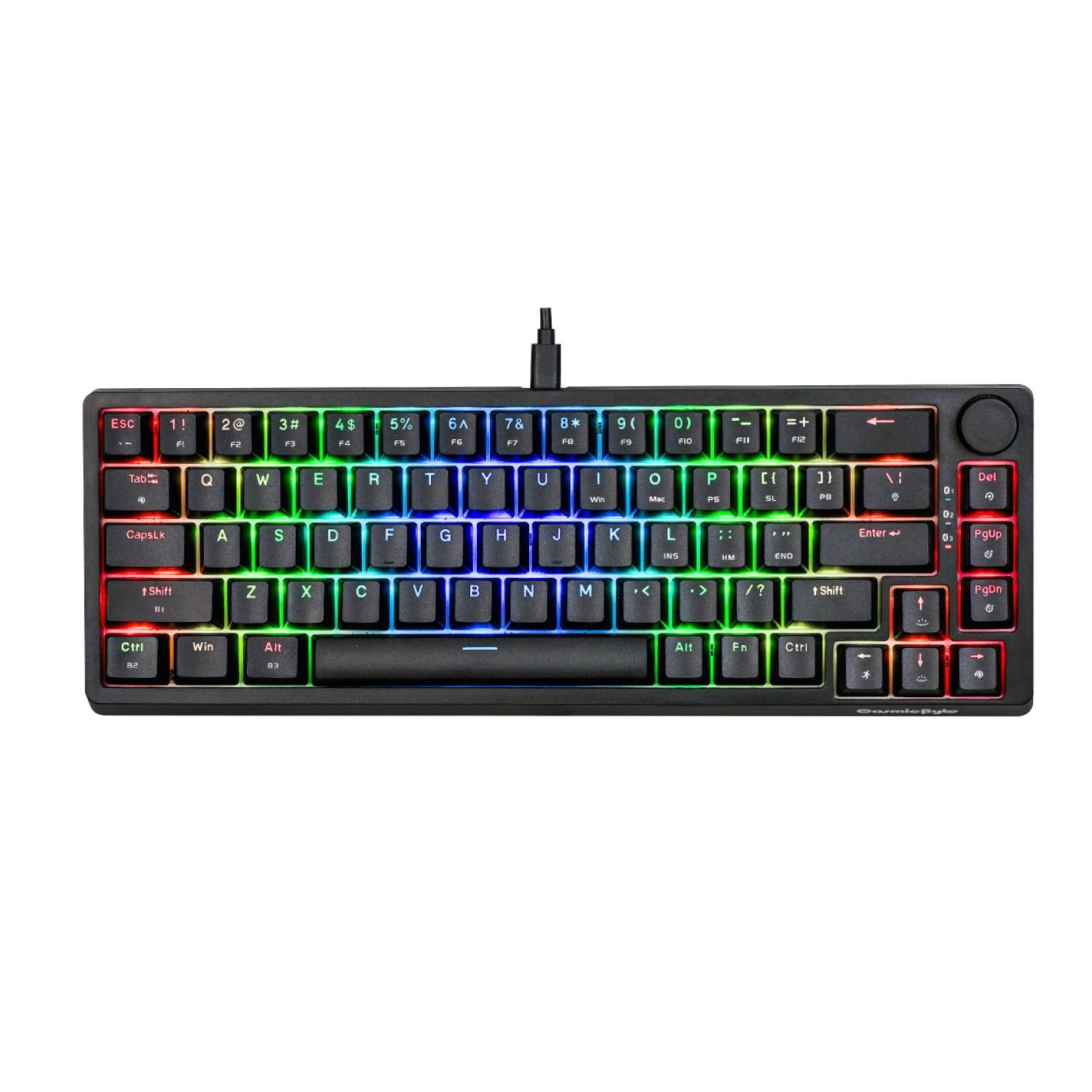 Cosmic Byte Astra (CB-GK-33) Hot-Swappable Blue Switches with Per Key RGB Mechanical Keyboard