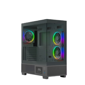 Ant Esports Crystal X3 LCD ARGB (Black) Cabinet