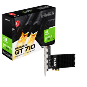 MSI GT 710 2GD3H with 4 HDMI Graphics Card