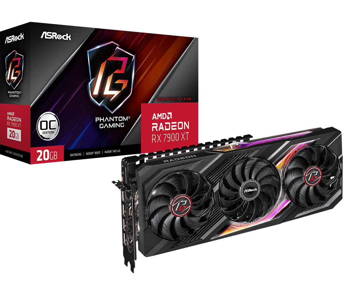 ASRock RX 7900 XT Phantom Gaming OC 20GB USB Devices