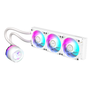 Gigabyte Aorus Waterforce X II 360 ICE ARGB with LCD Display Liquid Cooler (White)