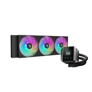 DeepCool Mystique 360 ARGB with LCD Display Liquid Cooler (Black)