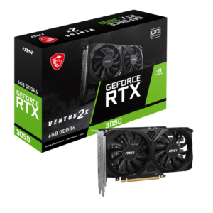 MSI RTX 3050 Ventus 2X OC 6GB Graphics Card