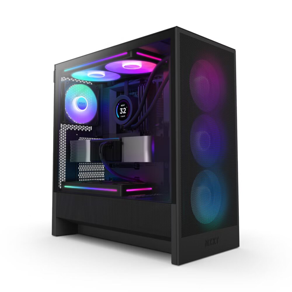 NZXT H5 Flow RGB 2024 Edition Cabinet (Black)
