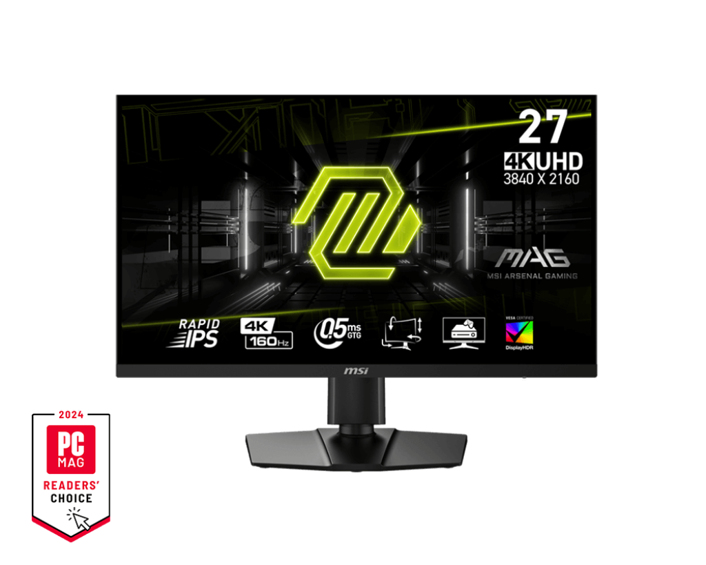 MSI MAG 274UPF E2 | 27 Inch 2160p (4K) 160Hz Rapid IPS 0.5ms Monitor