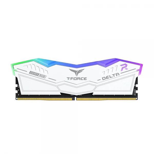TeamGroup T-Force Delta RGB 16GB (16GBx1) DDR5 CL40 5200MHz (White)