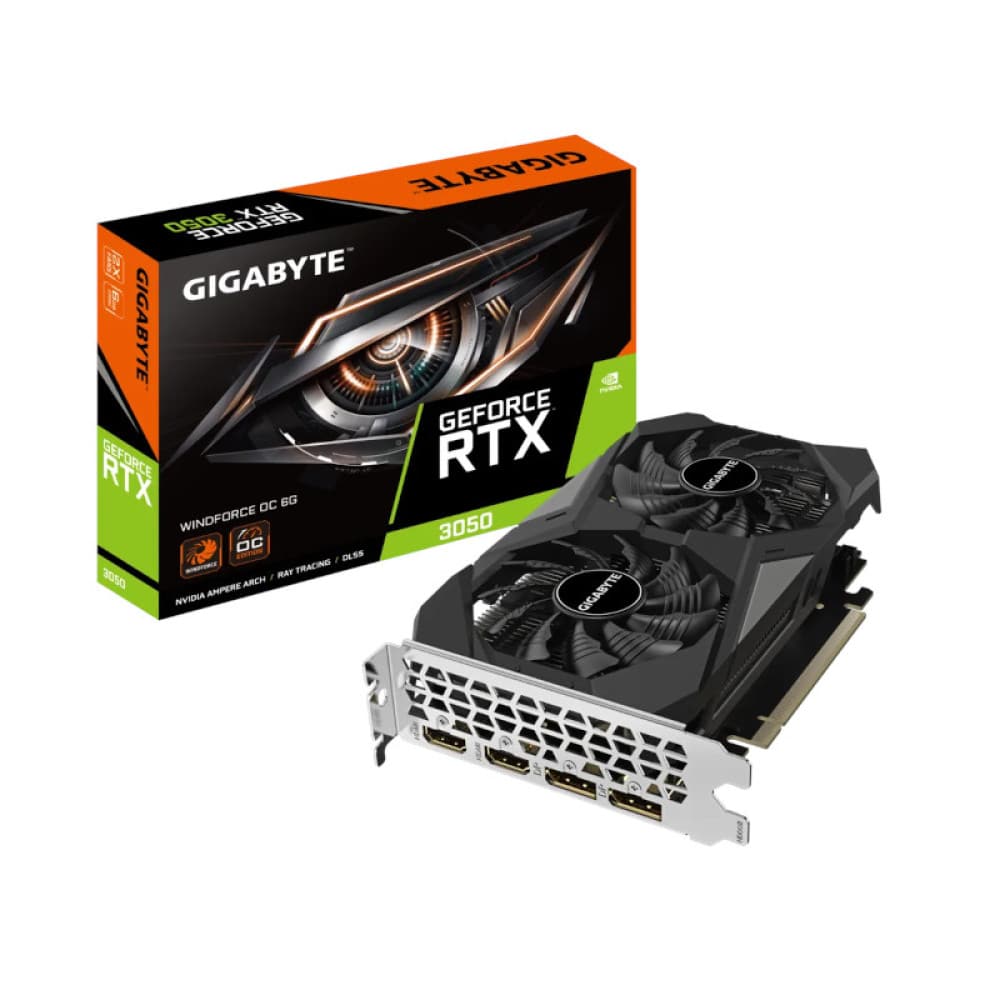Gigabyte RTX 3050 Windforce OC 6GB GDDR6 Graphics Card
