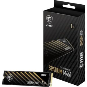 MSI Spatium M461 1TB M.2 NVMe Gen4 5000MB/s Internal SSD