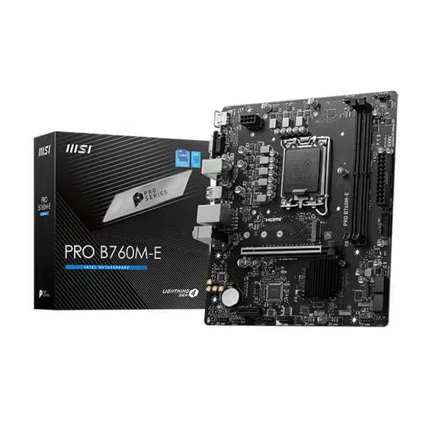 MSI PRO B760M-E (DDR5) Motherboard