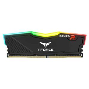 TeamGroup T-Force Delta RGB 16GB (16GBx1) DDR4 CL16 3200MHz RAM (Black)