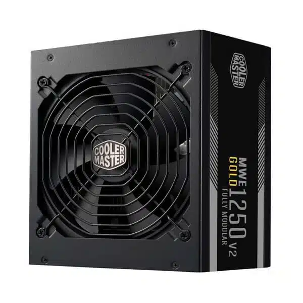 Cooler Master MWE 1250 V2 ATX 3.0 1250 Watt 80 Plus Gold Fully Modular Power Supply