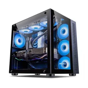 Ant Esports Crystal ARGB Cabinet (Black)