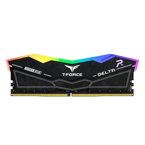 TeamGroup T-Force Delta RGB 16GB (16GBx1) DDR5 CL38 6000MHz RAM (Black)