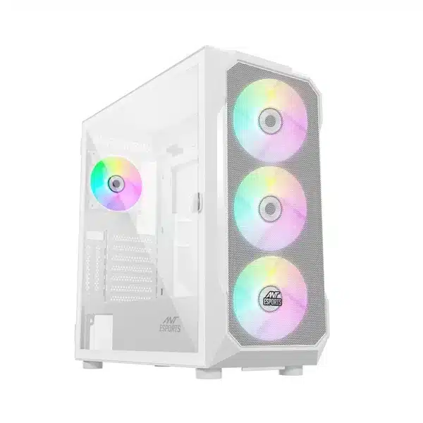Ant Esports ICE-410TG ARGB Cabinet (White)