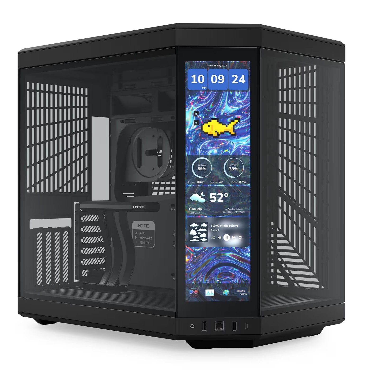 HYTE Y70 Touch Infinite ATX Premium Cabinet (Black)