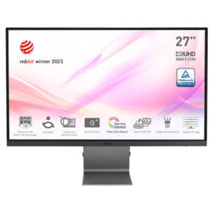 MSI Modern MD271UL | 27 Inch 2160p UHD (4K) 60Hz IPS