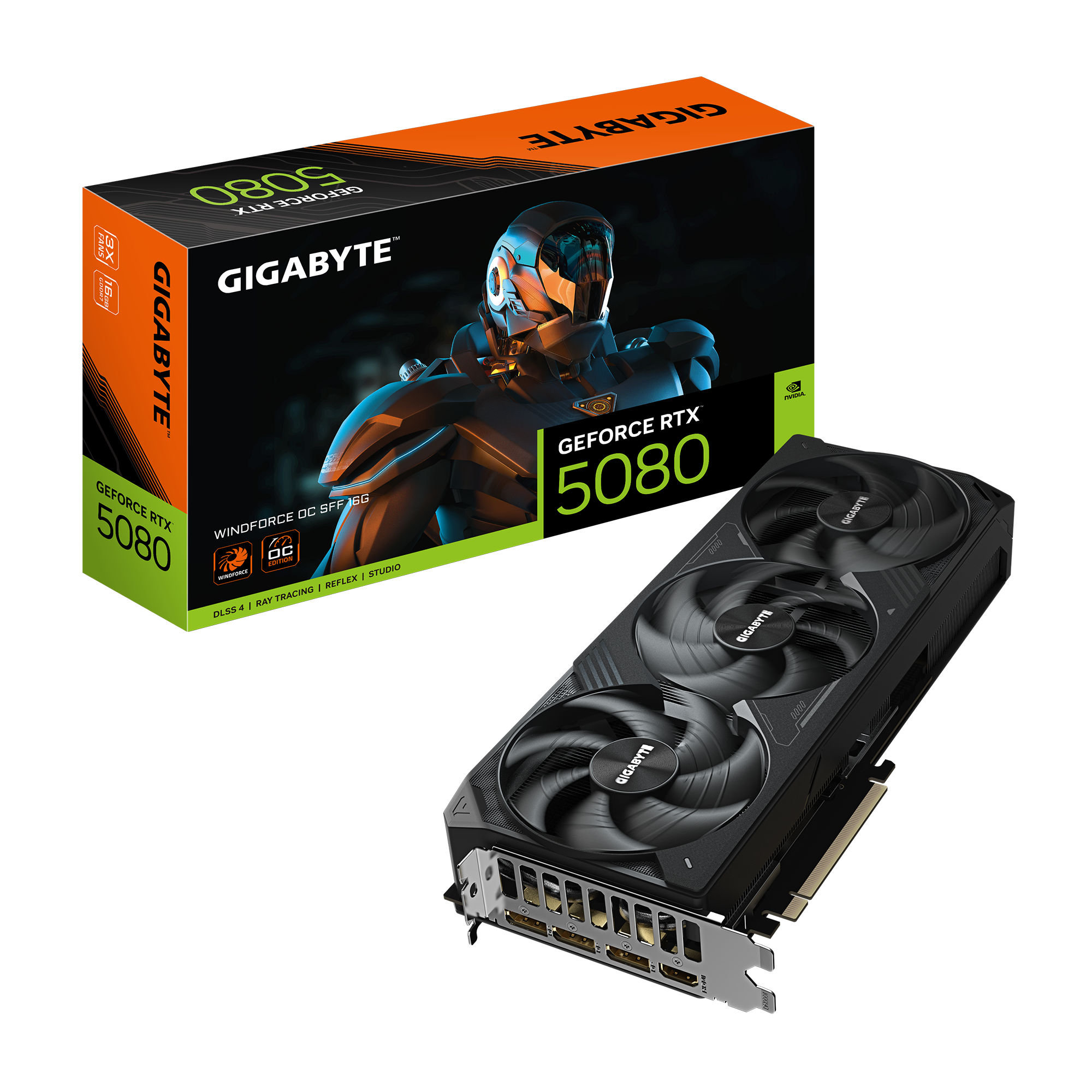 Gigabyte RTX 5080 Windforce OC SFF 16GB GDDR7 Graphics Card