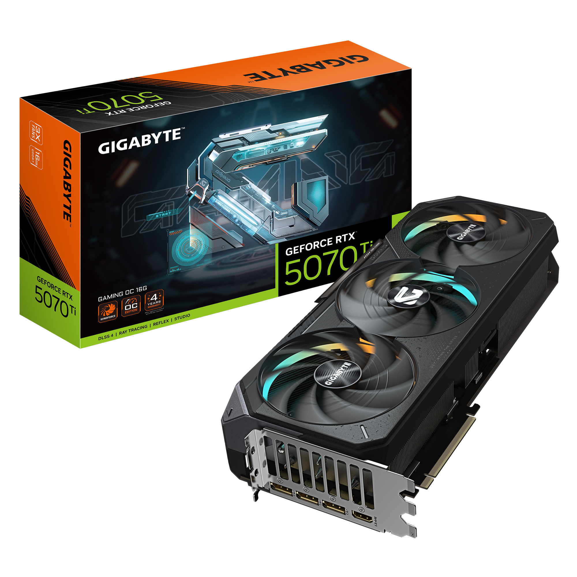 Gigabyte RTX 5070 Ti Gaming OC 16GB GDDR7 Graphics Card