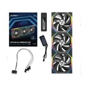 Lian Li UNI Fan SL Wireless 120 ARGB (Triple Pack) (Black)