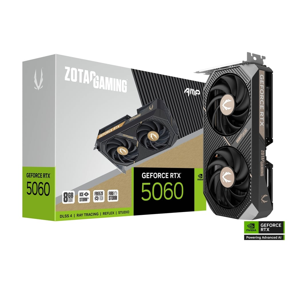 Zotac RTX 5060 AMP Edition 8GB GDDR7 Graphics Card