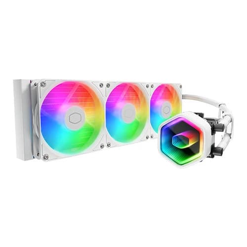 Cooler Master MasterLiquid 360 Core II ARGB Liquid Cooler (White)
