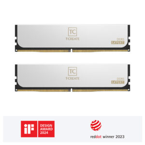 TeamGroup T-Create Expert 32GB (16GBx2) DDR5 CL30 6000MHz RAM (White)