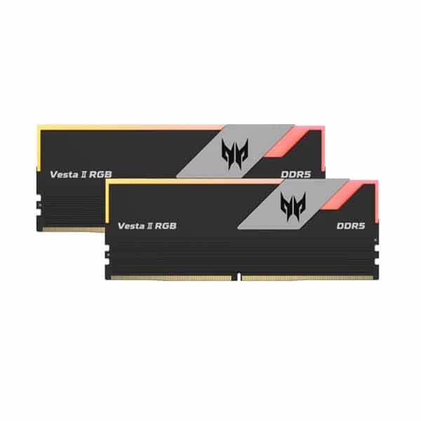 Acer Predator Vesta II RGB 32GB (16GBx2) DDR5 CL36 6000MHz RAM (Black)