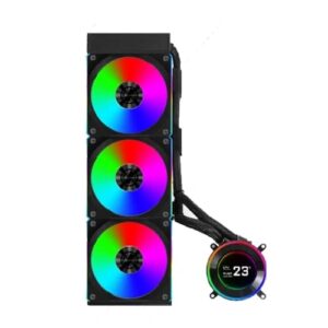Lian Li Hydroshift II LCD-C 360CL ARGB Liquid Cooler with IPS LCD Display (Black)