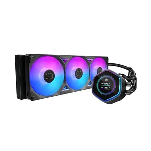 Cooler Master MasterLiquid Atmos II 360 LCD ARGB Liquid Cooler (Black)
