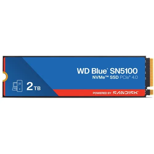 Western Digital Blue SN5100 2TB M.2 NVMe Gen4 7100MB/s Internal SSD