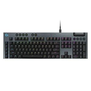 Logitech G915 X Wired Low-Profile Mechanical Gaming Keyboard (GL Switches) (Black)