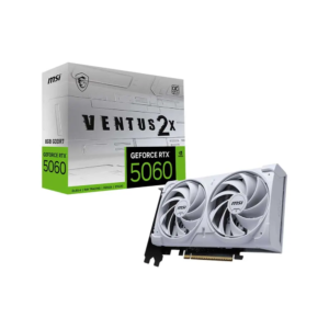 MSI RTX 5060 Ventus 2X OC 8GB GDDR7 Graphics Card (White)