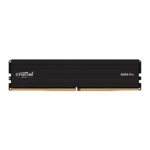 Crucial Pro 16GB (16GBx1) DDR5 CL46 5600MHz RAM (Black)