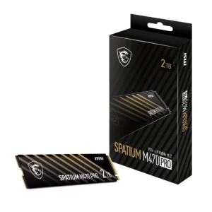 MSI Spatium M470 PRO 2TB M.2 NVMe Gen4 6000MB/s Internal SSD