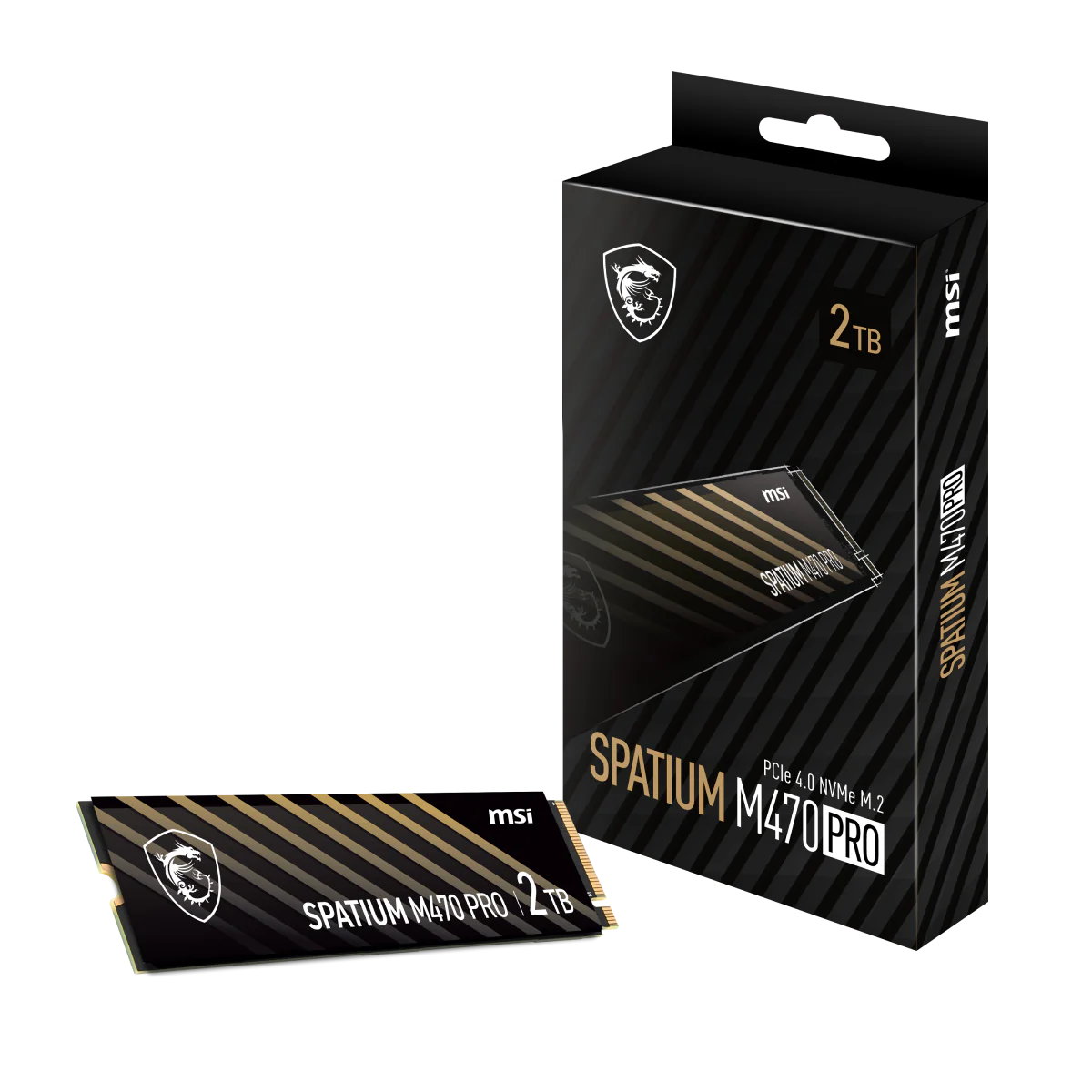 MSI Spatium M470 PRO 2TB M.2 NVMe Gen4 6000MB/s Internal SSD