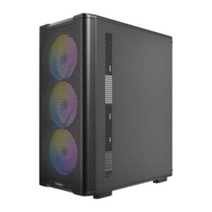 Antec VX310 ARGB with 4 Fans ATX Cabinet (Black)