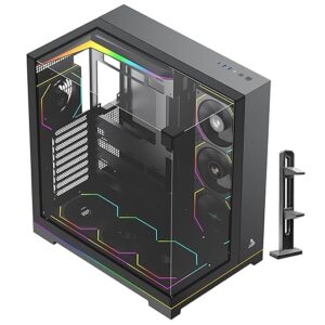 TAG Gamerz Supernova, 7 ARGB Fans, E-ATX Mid-Tower Cabinet (Black)