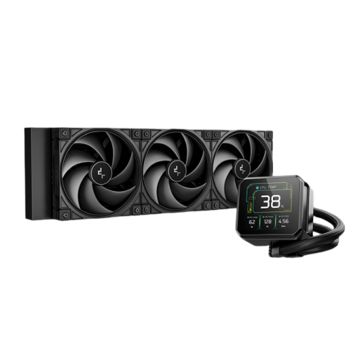DeepCool Spartacus 360 with IPS LCD Display Liquid Cooler (Black)
