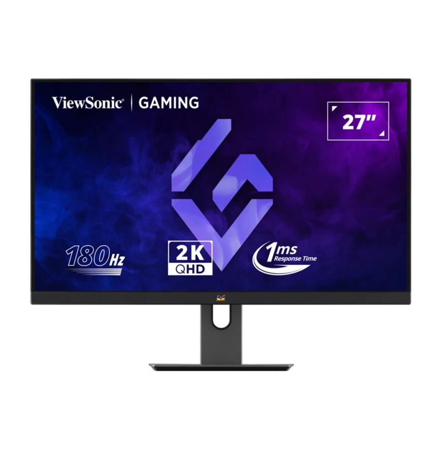 ViewSonic VX2758A-2K-PRO-4 | 27 Inch 1440p (2K) 180Hz IPS with Adjustable Stand G-Sync Monitor